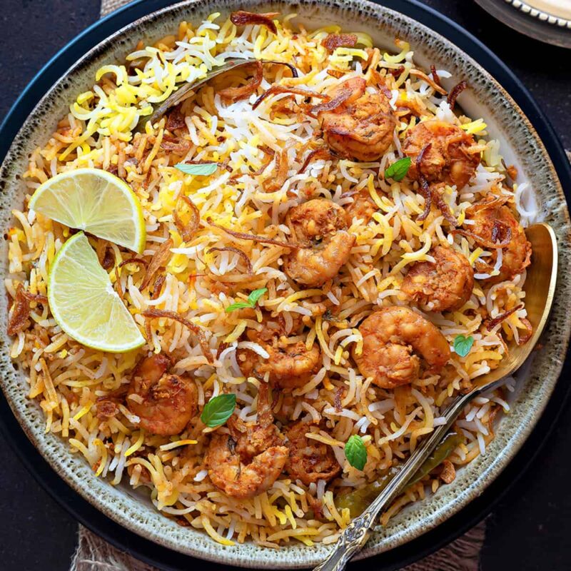 Jheenga Biryani