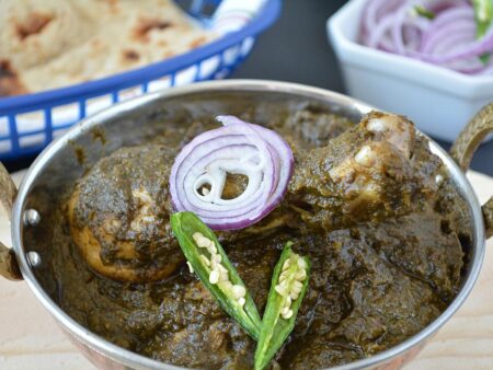 Punjabi chicken Palak